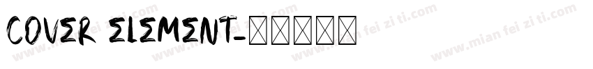 COVER ELEMENT字体转换